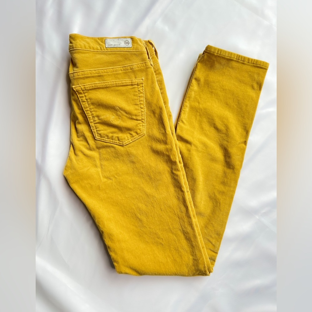 AG Adriano Goldschmied The Stevie Slim Straight Corduroy Jeans Size 27R